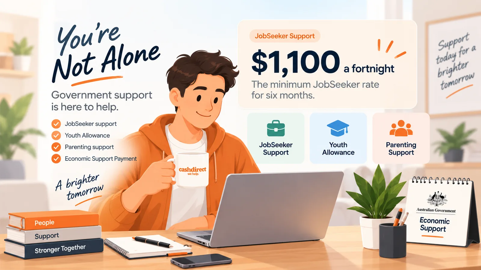 Cash Direct – COVID-19 Update: JobSeeker, Youth Allowance, Parenting Support, and Application Process
